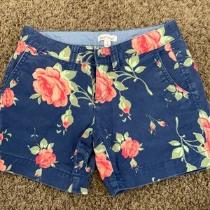 Floral patterned shorts